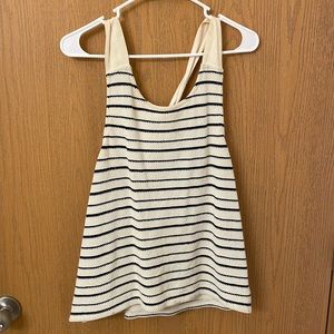 Madewell striped tank top